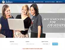 Tablet Screenshot of jobsv.com